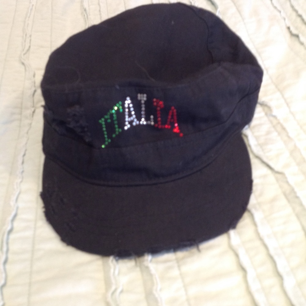 Italia cap - black